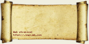 Valentina Krnjinac vizit kartica